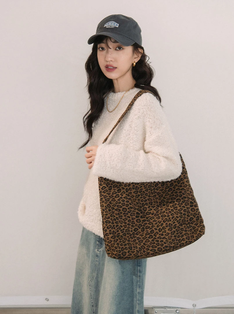 豹紋托特包