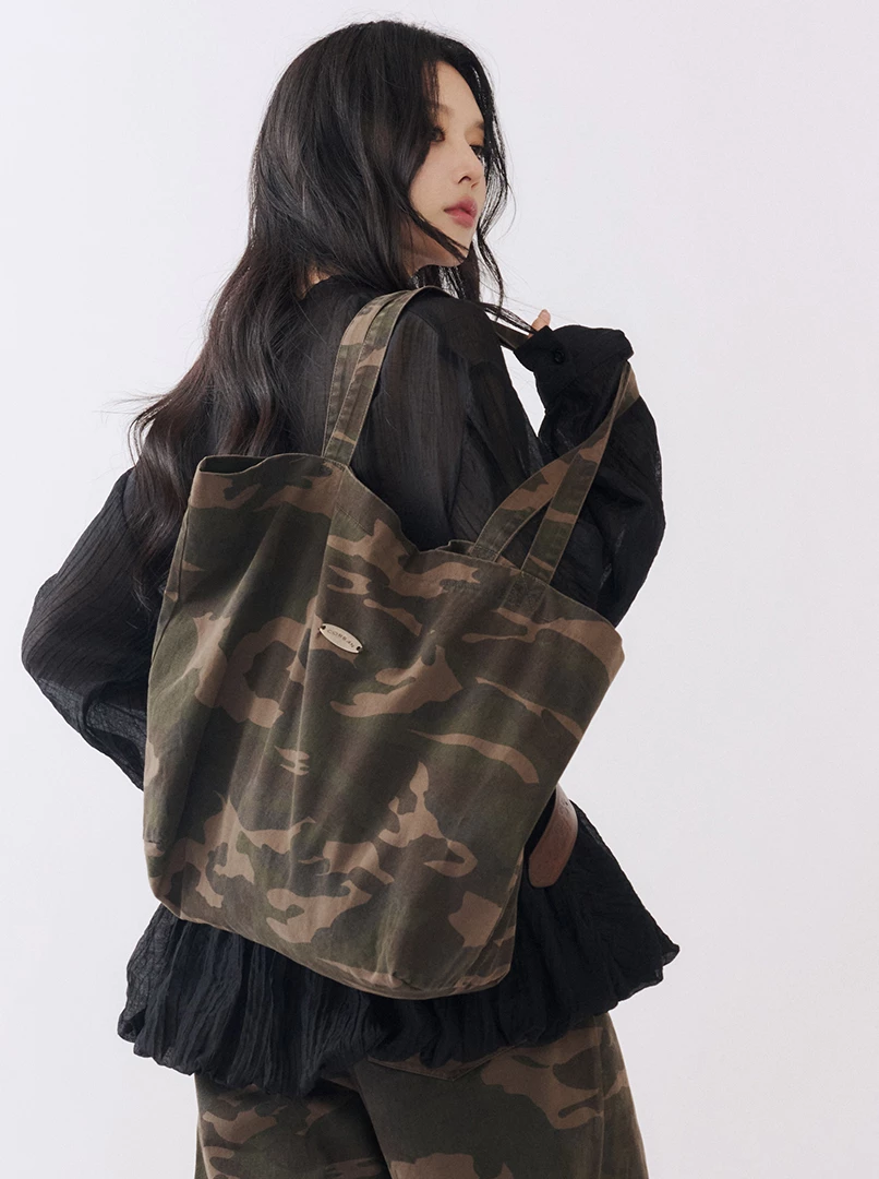水洗迷彩帆布袋