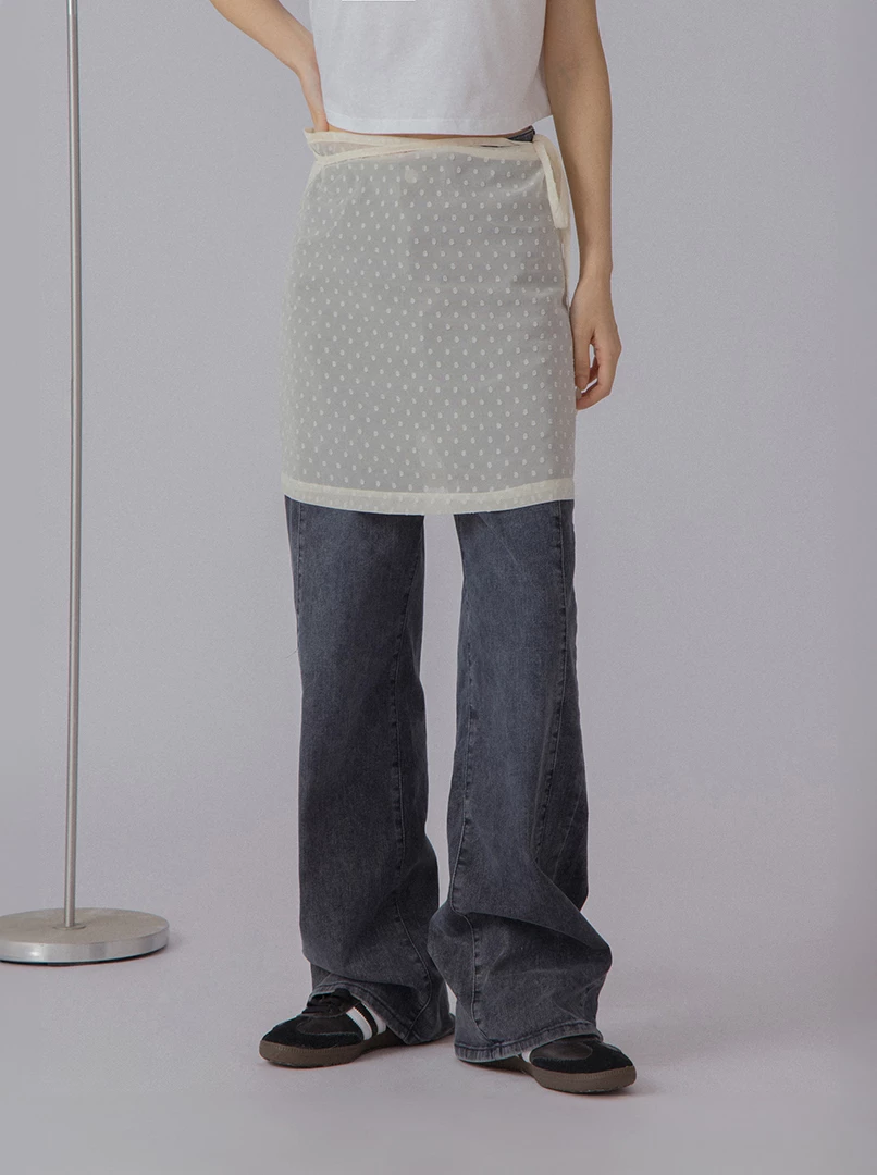 一片式透紗半身裙