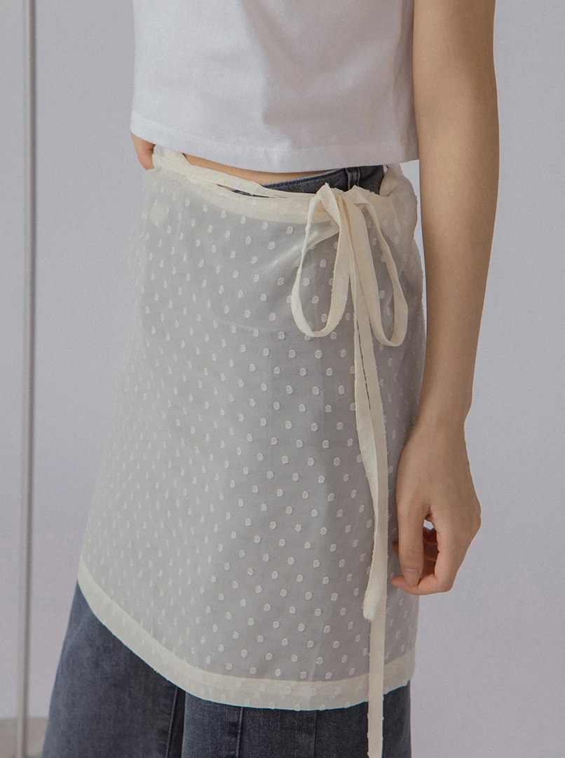 一片式透紗半身裙