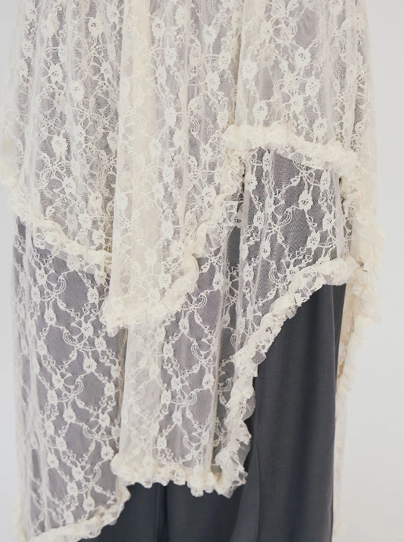 造型蕾絲網紗長裙