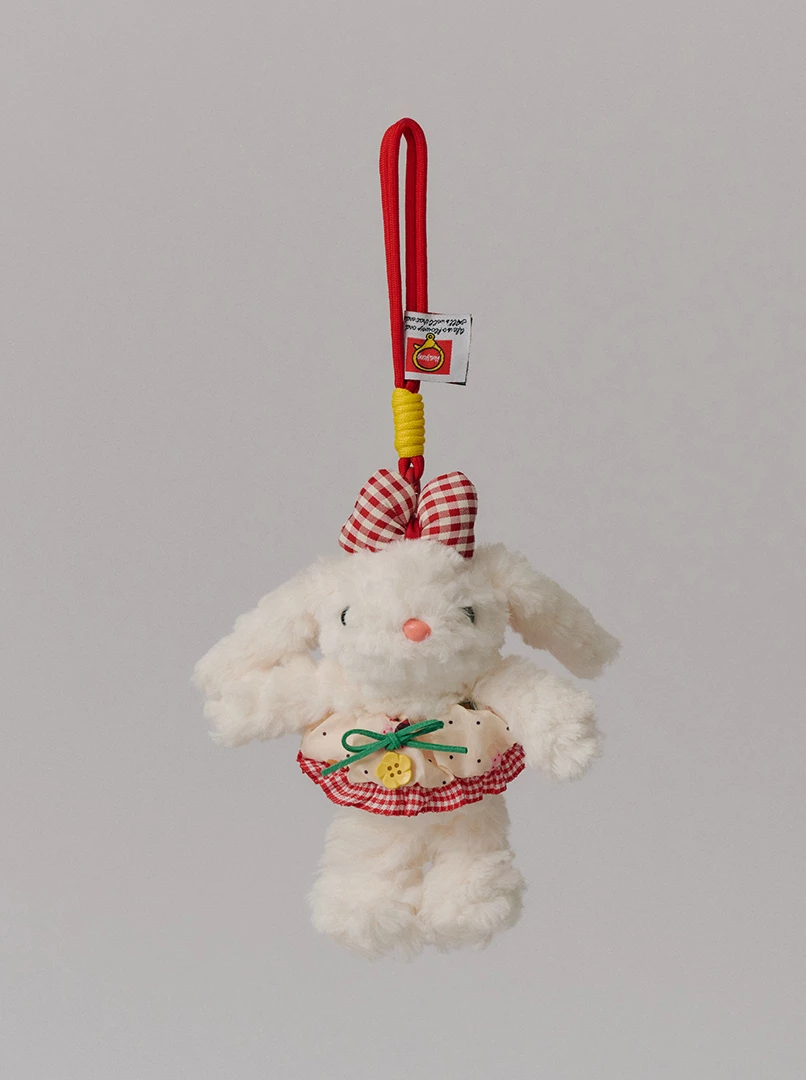 蝴蝶結萌兔兔娃娃