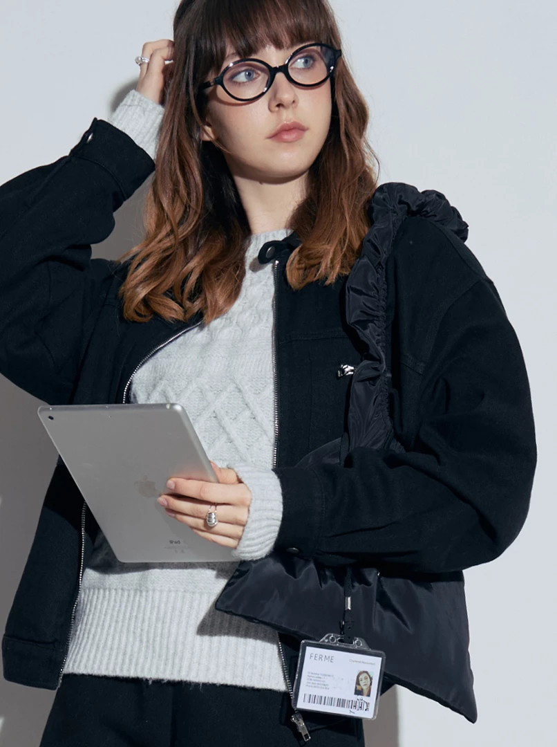 FERME花邊背帶尼龍包(小)