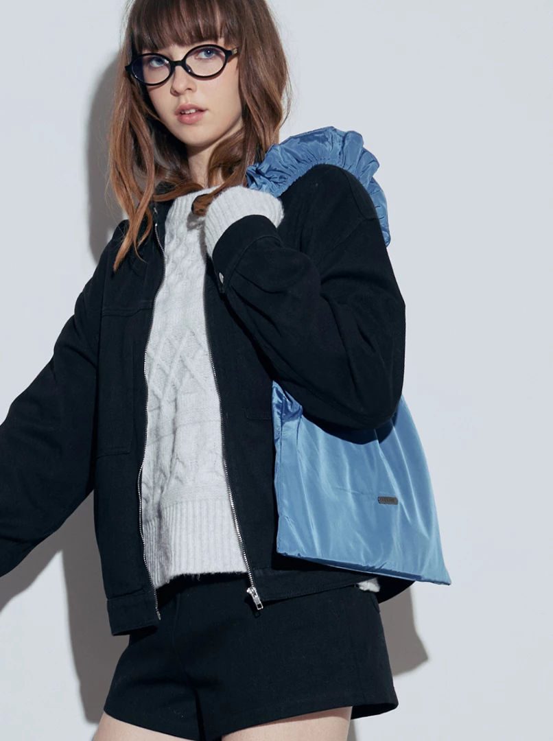 FERME花邊背帶尼龍包(小)