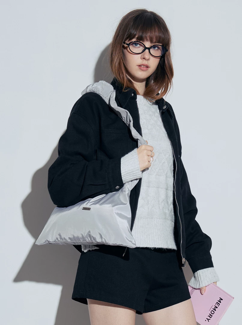 FERME花邊背帶尼龍包(小)