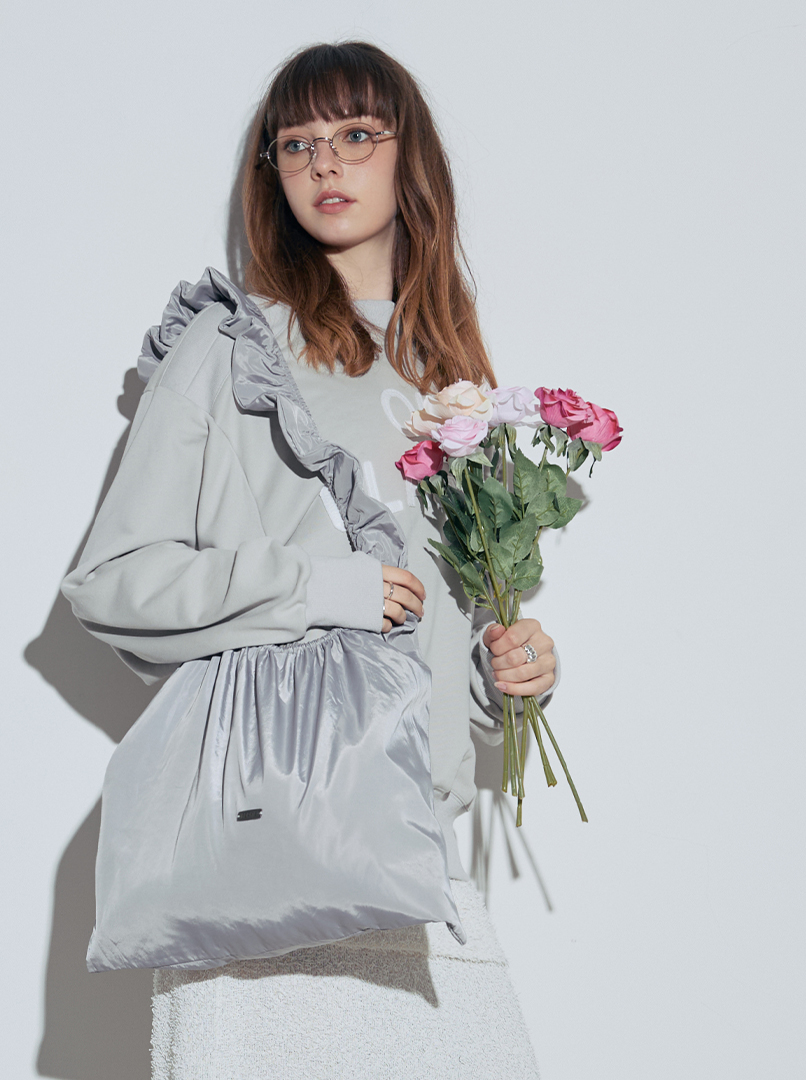 FERME花邊背帶尼龍包(大)