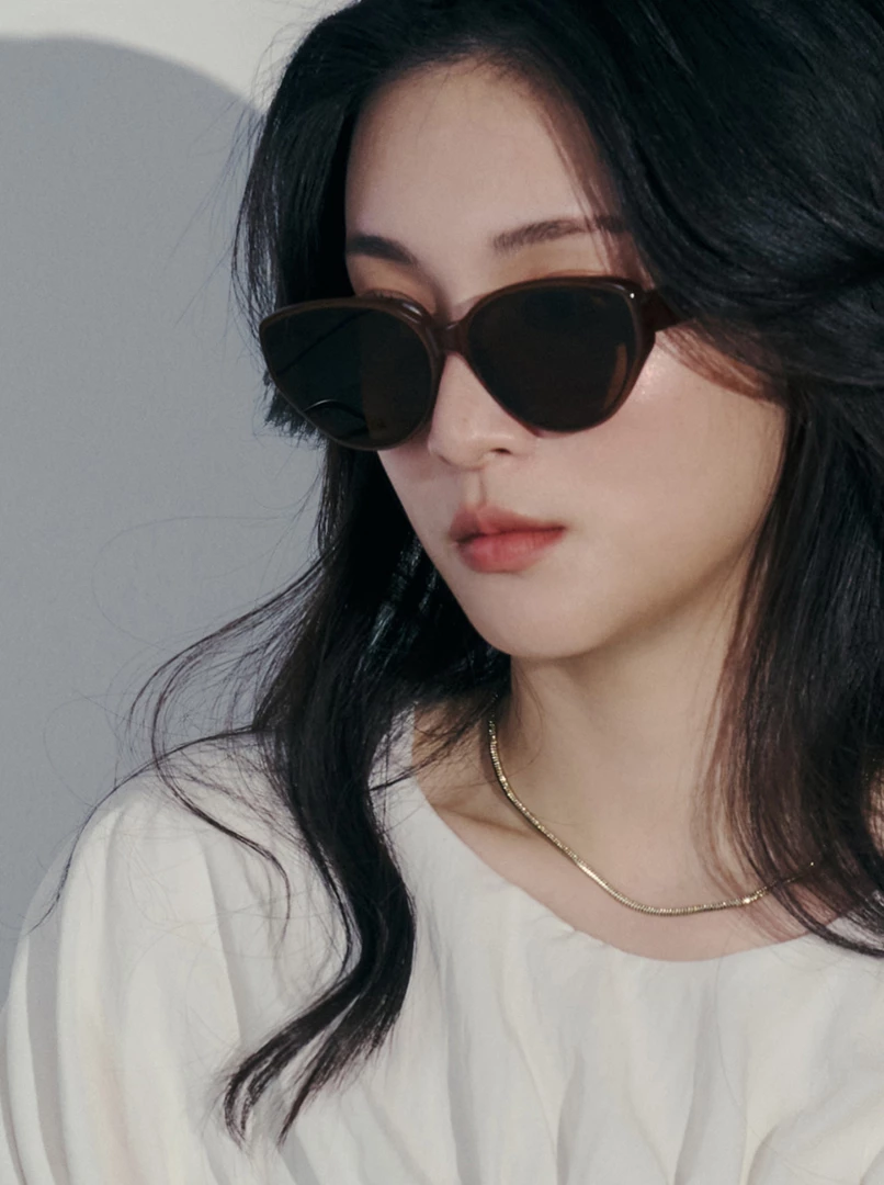 歐美貓眼橢圓墨鏡