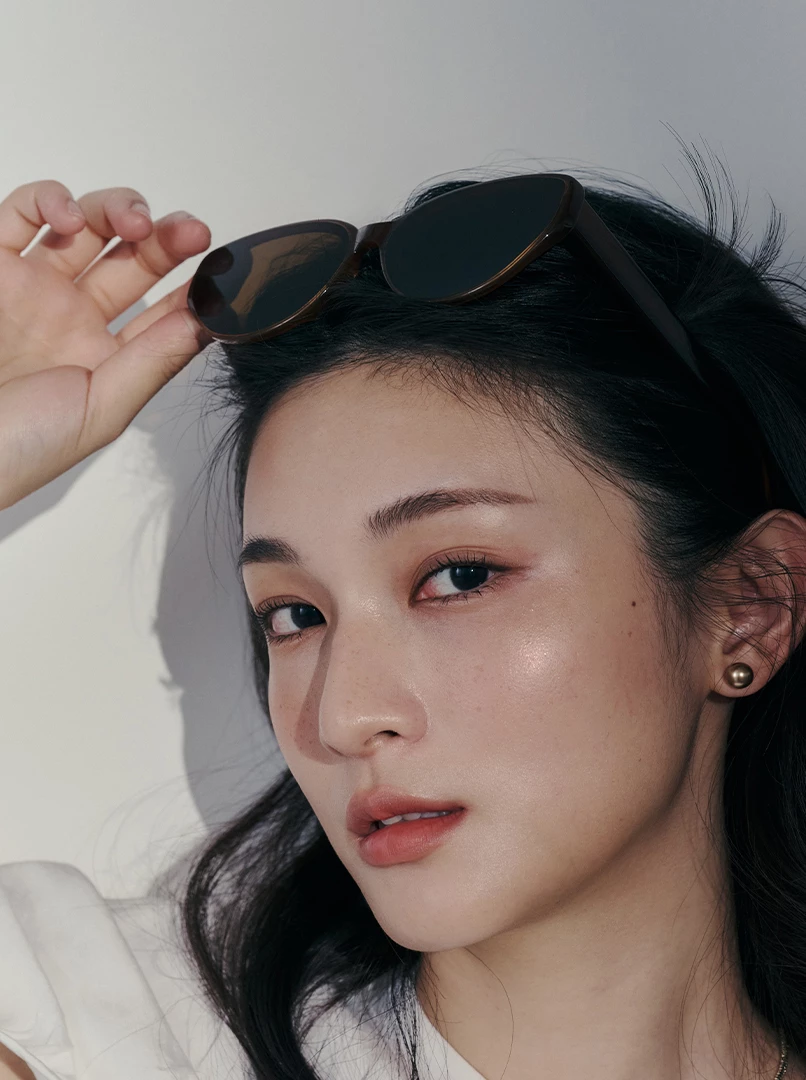 歐美貓眼橢圓墨鏡