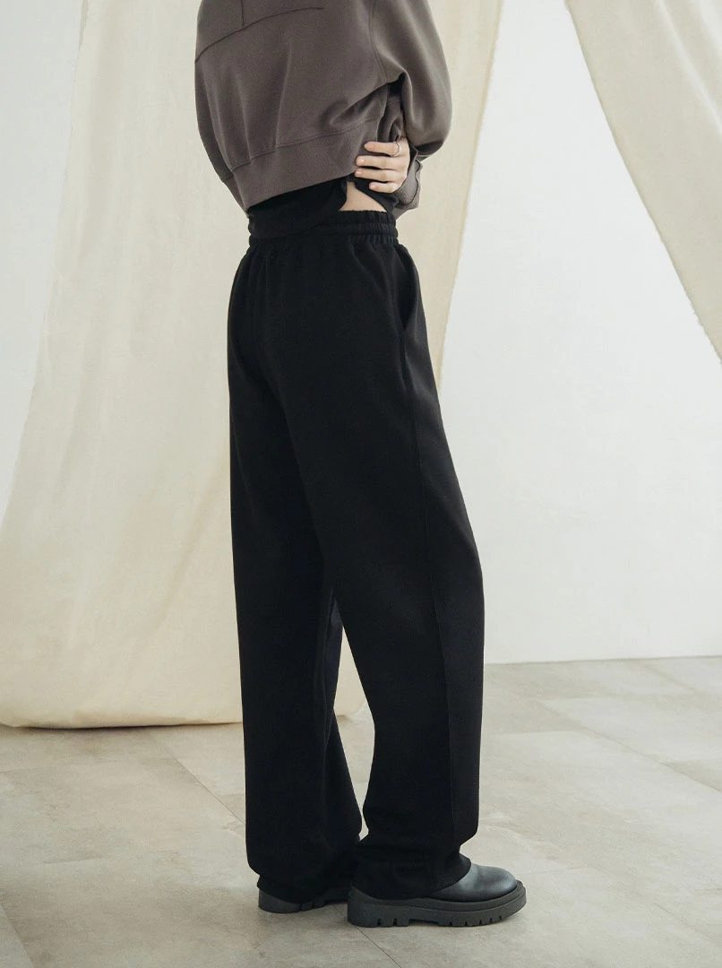 設計時髦綁帶棉褲