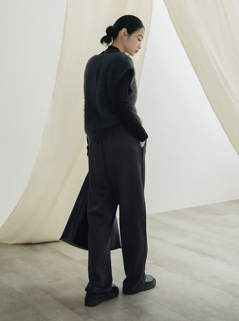 設計時髦綁帶棉褲