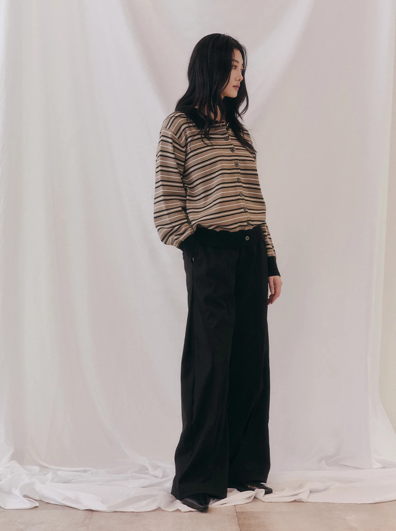 時髦繭型西裝褲