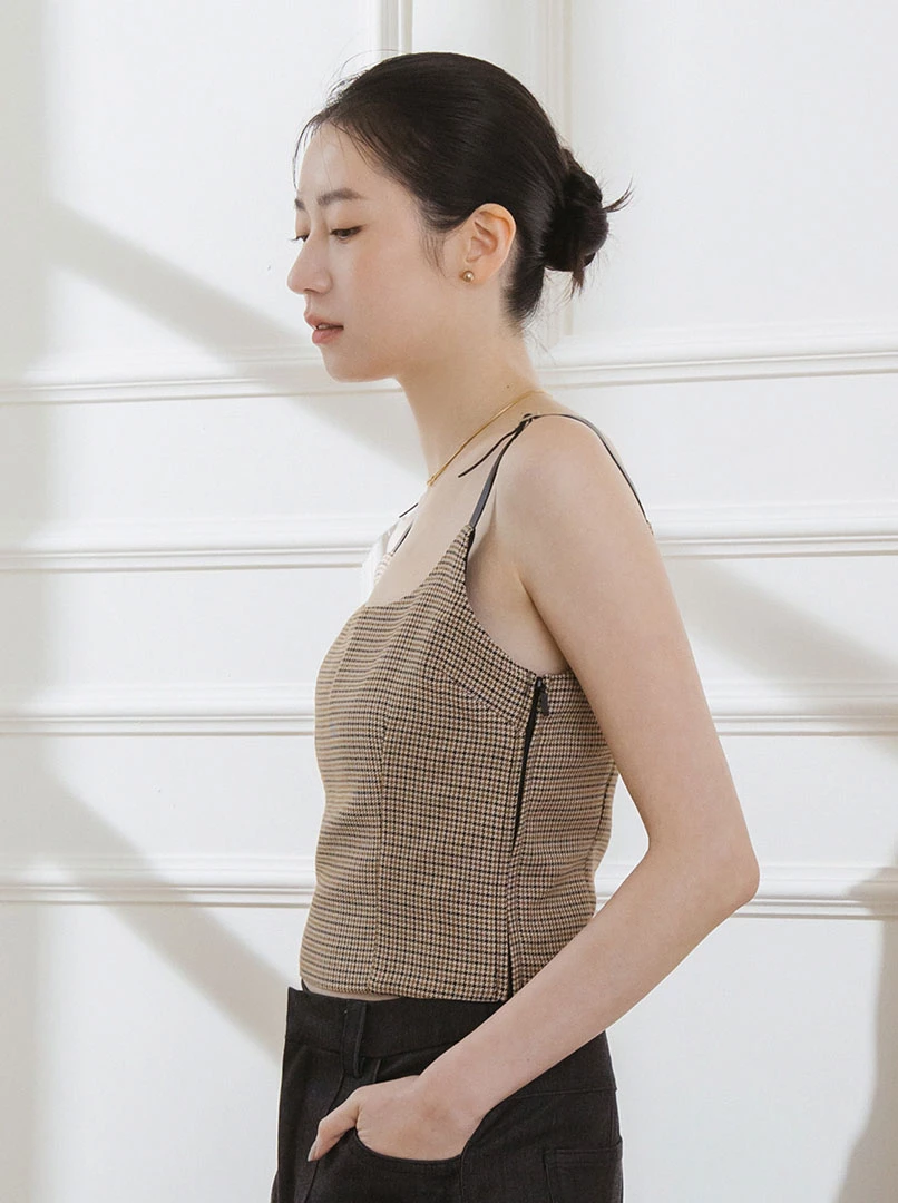 設計款格紋背心