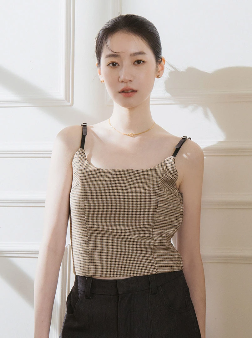 設計款格紋背心