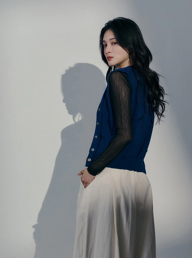 超柔親膚排釦背心