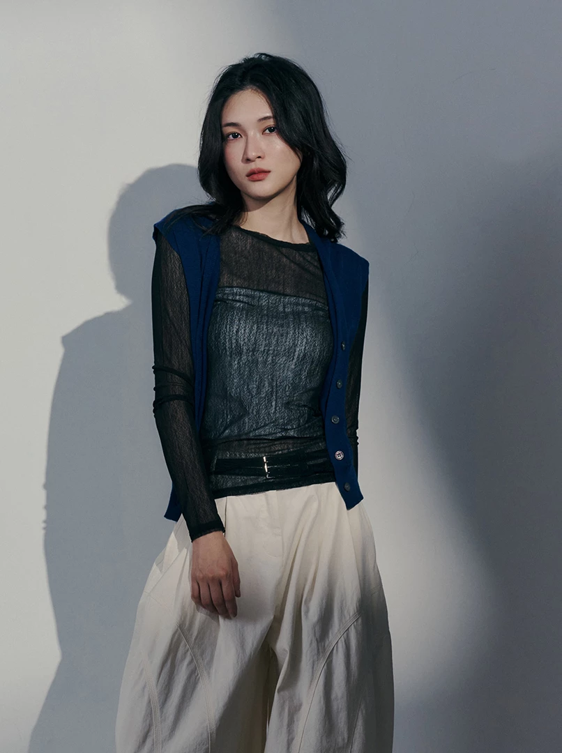 超柔親膚排釦背心