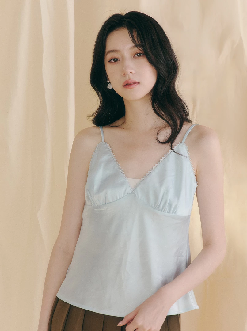 光澤小性感背心