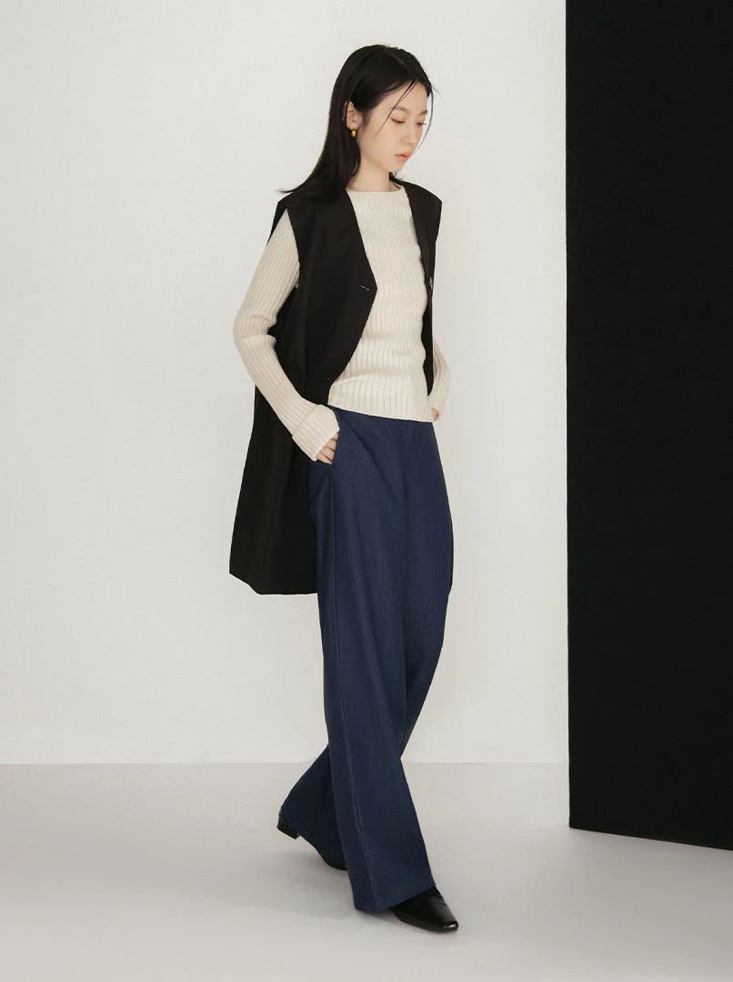 V領兩件式西裝套裝