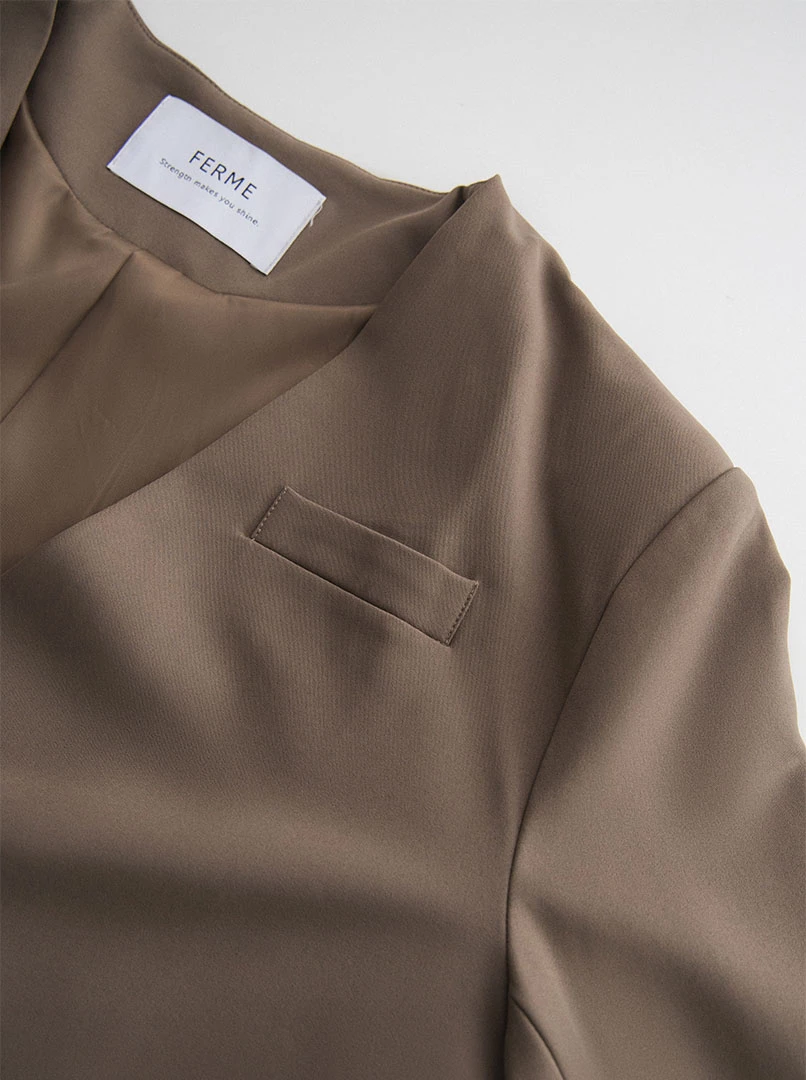 V領兩件式西裝套裝