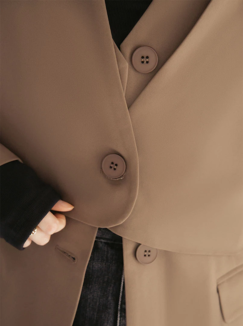 V領兩件式西裝套裝