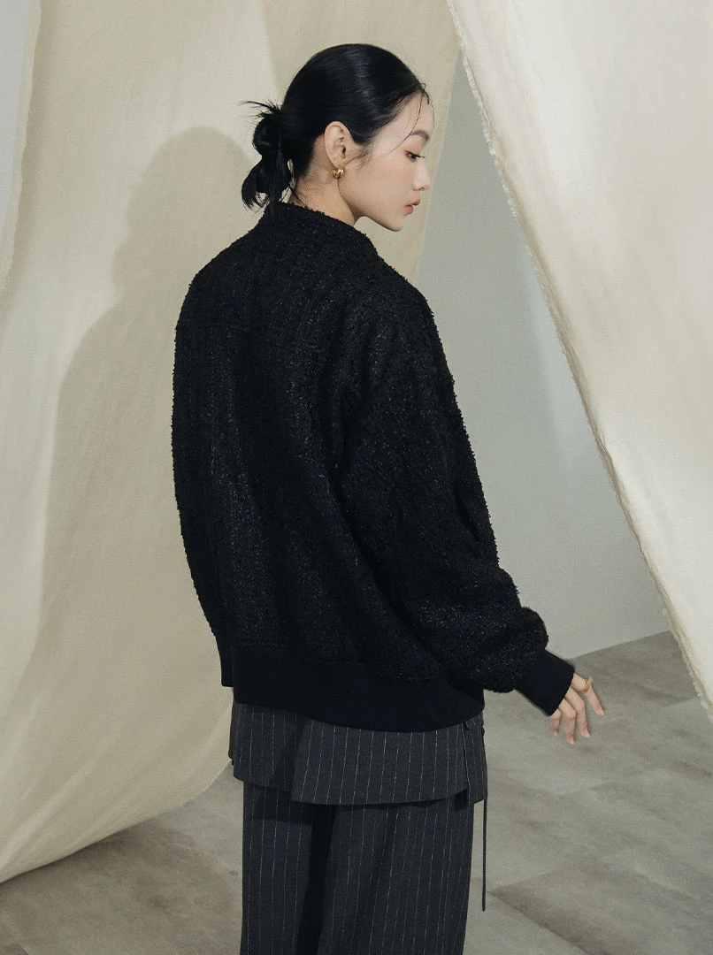 毛呢休閒夾克外套