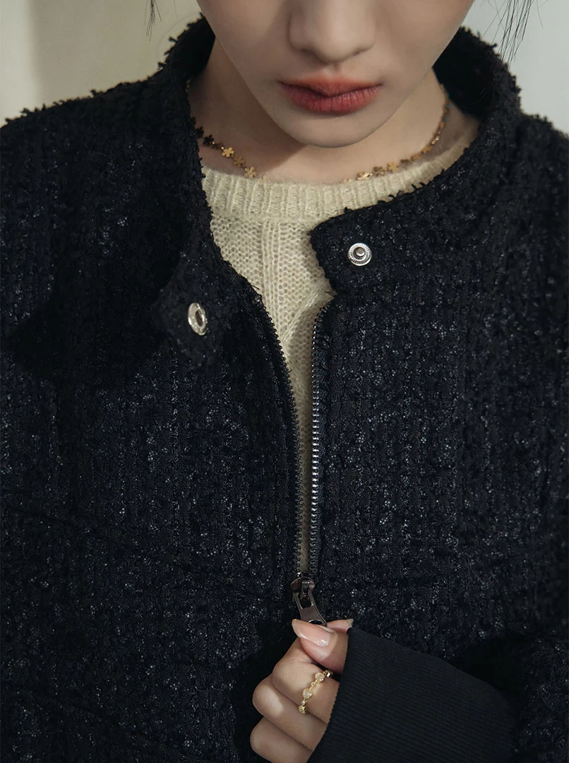 毛呢休閒夾克外套