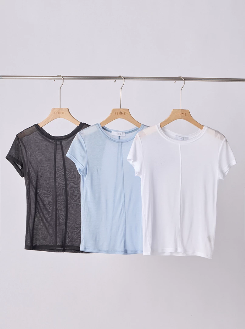 絲質壓線設計上衣