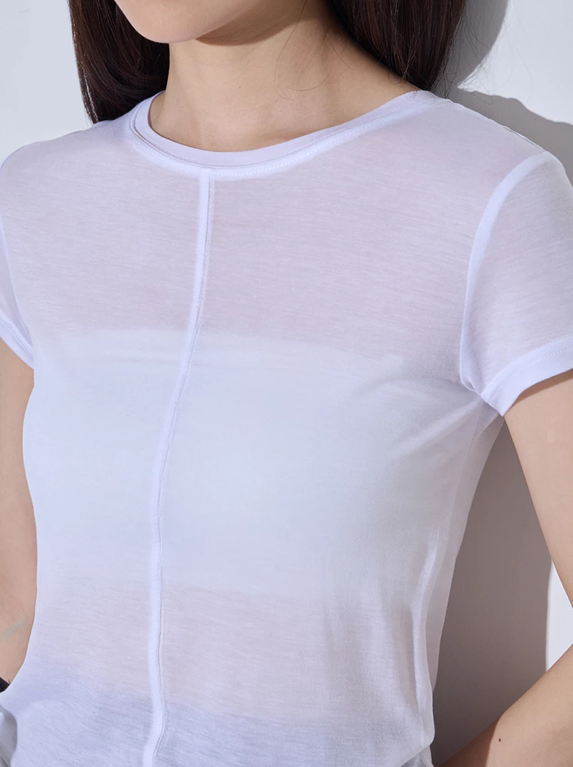 絲質壓線設計上衣