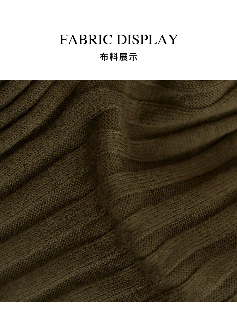 假兩件坑條針織上衣