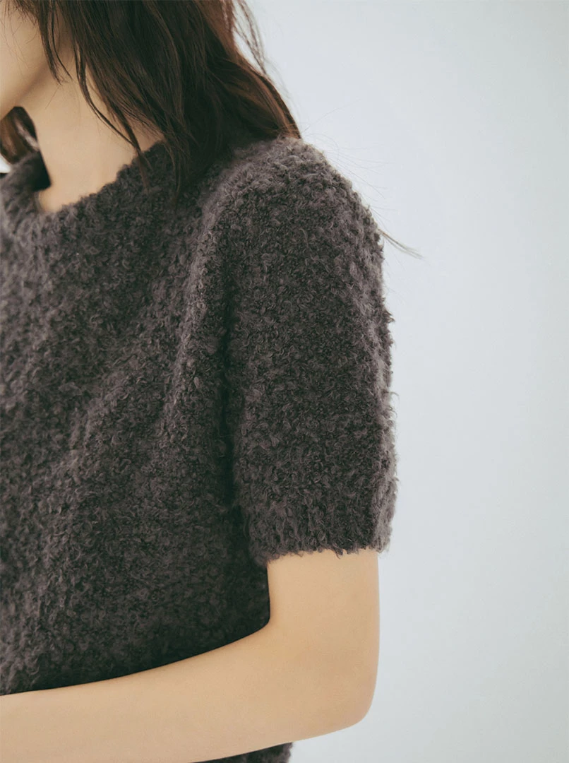 親膚短袖針織上衣