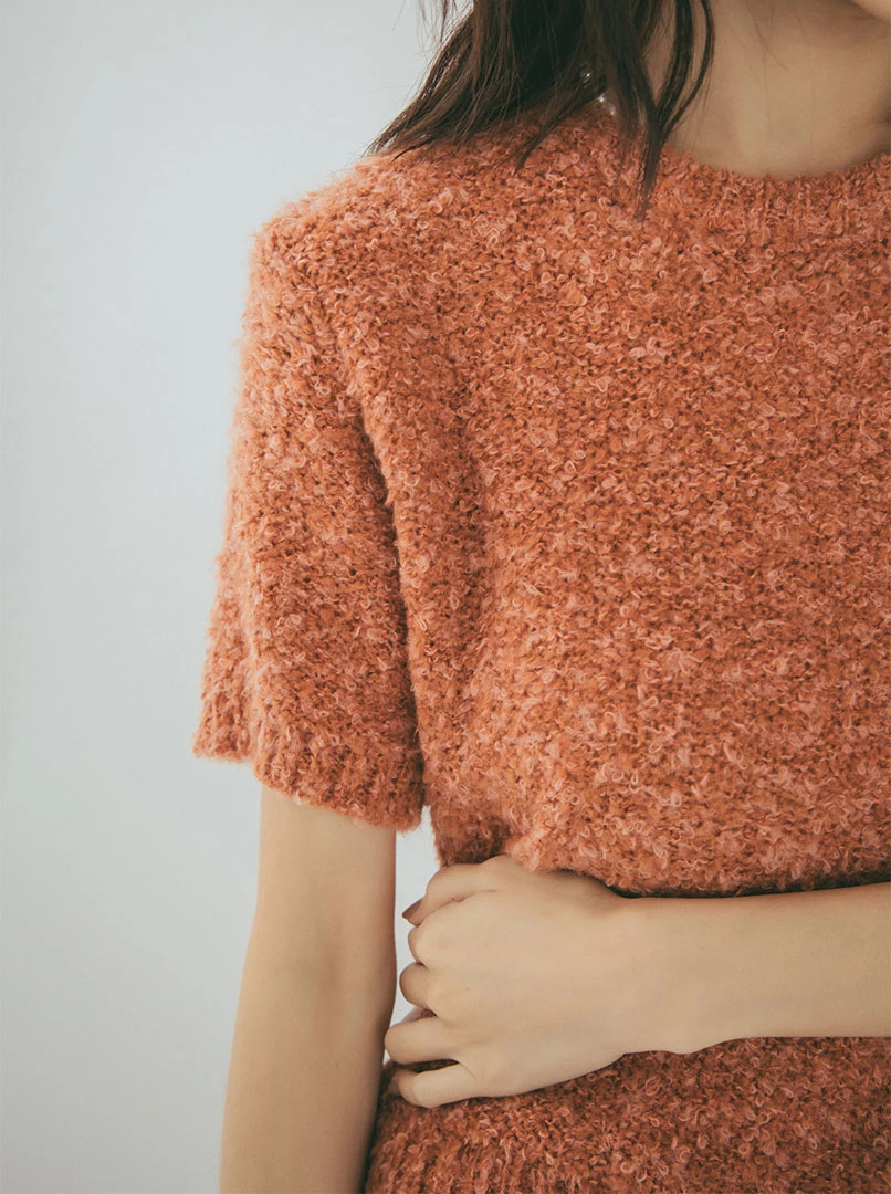 親膚短袖針織上衣