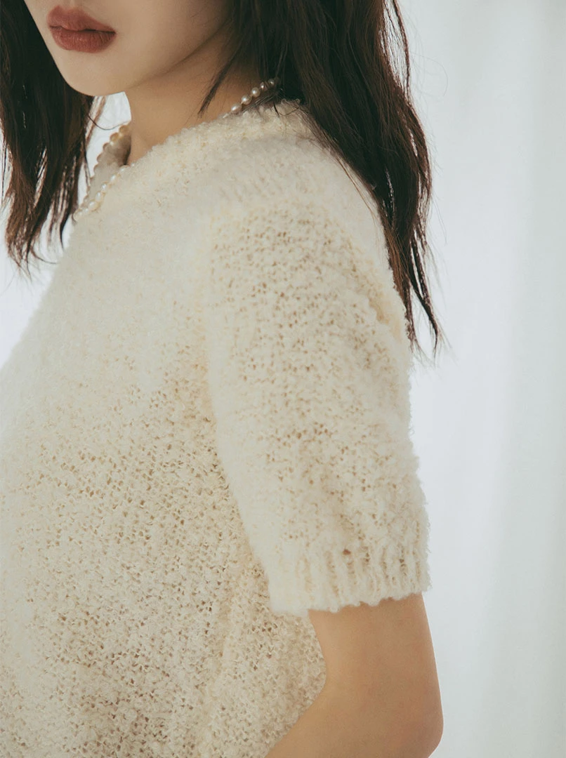 親膚短袖針織上衣