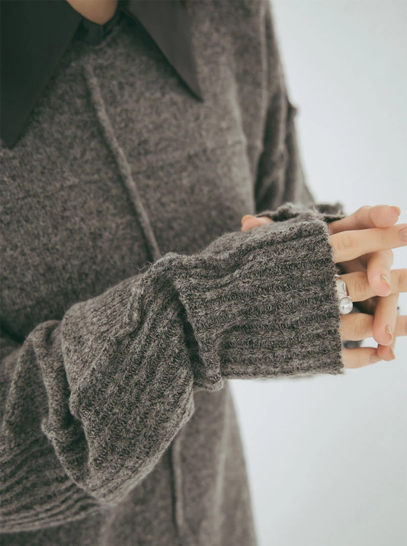 法式慵懶寬鬆毛衣