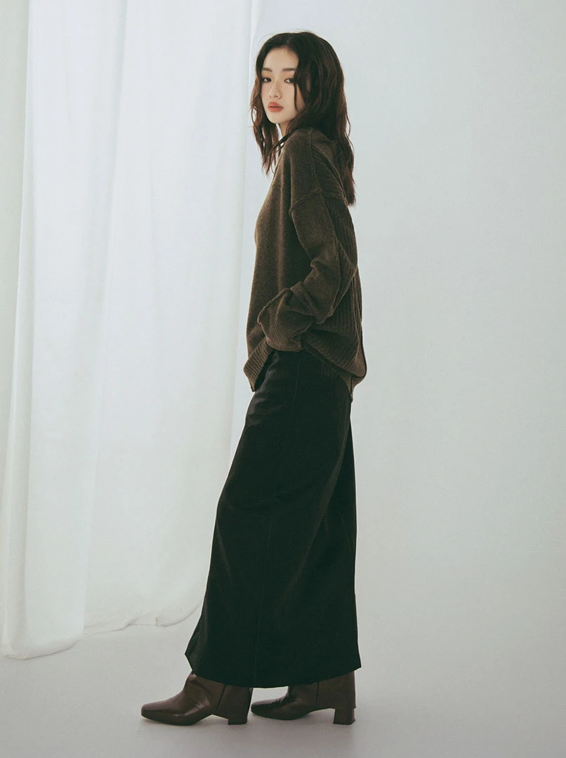 法式慵懶寬鬆毛衣