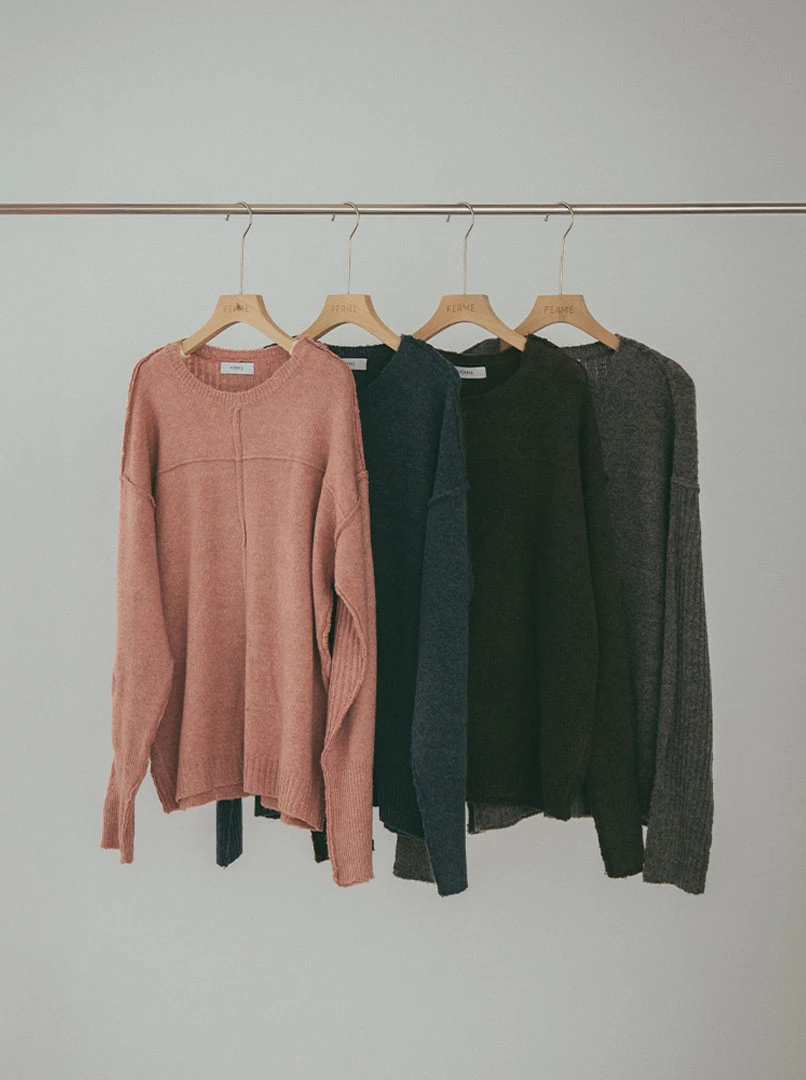 法式慵懶寬鬆毛衣