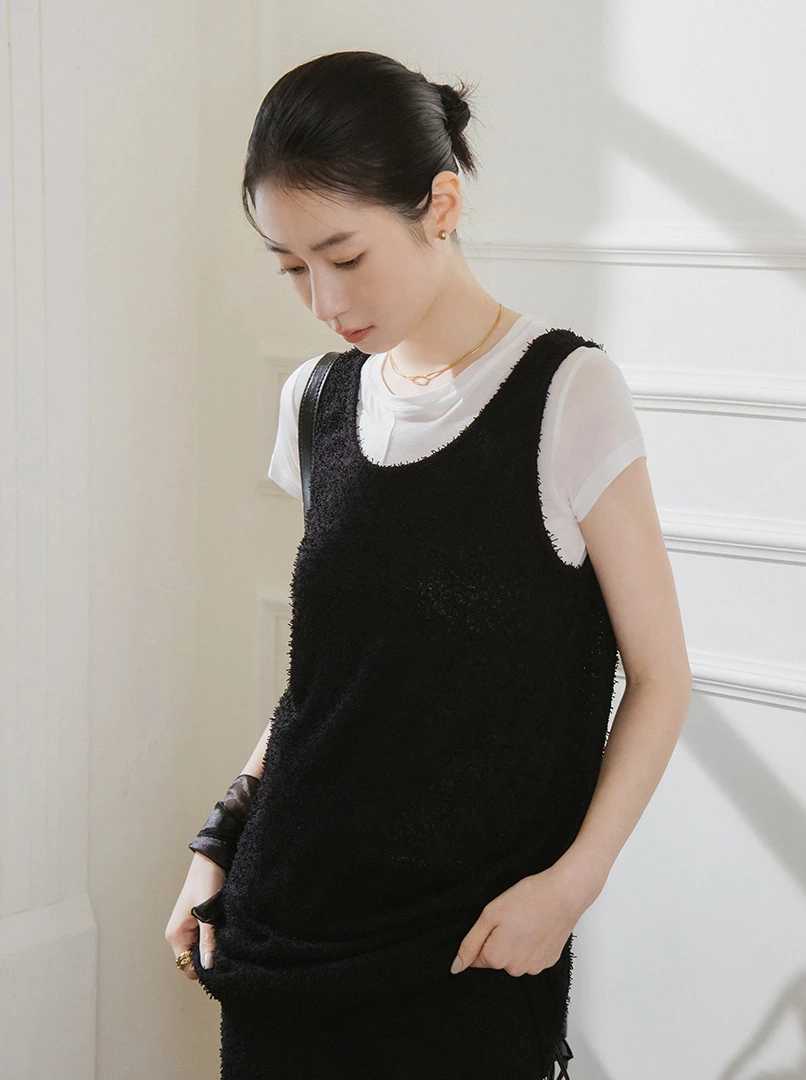 修身舒適長版上衣