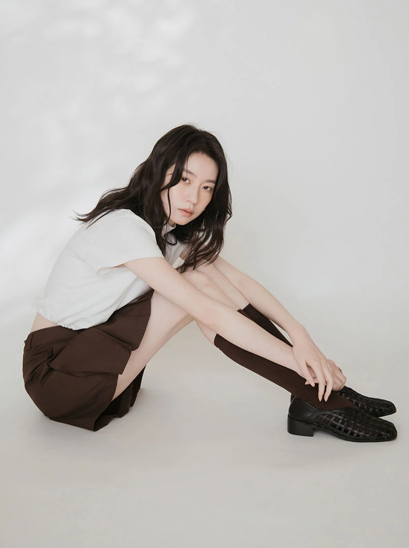 小立領可縮腰舒適上衣