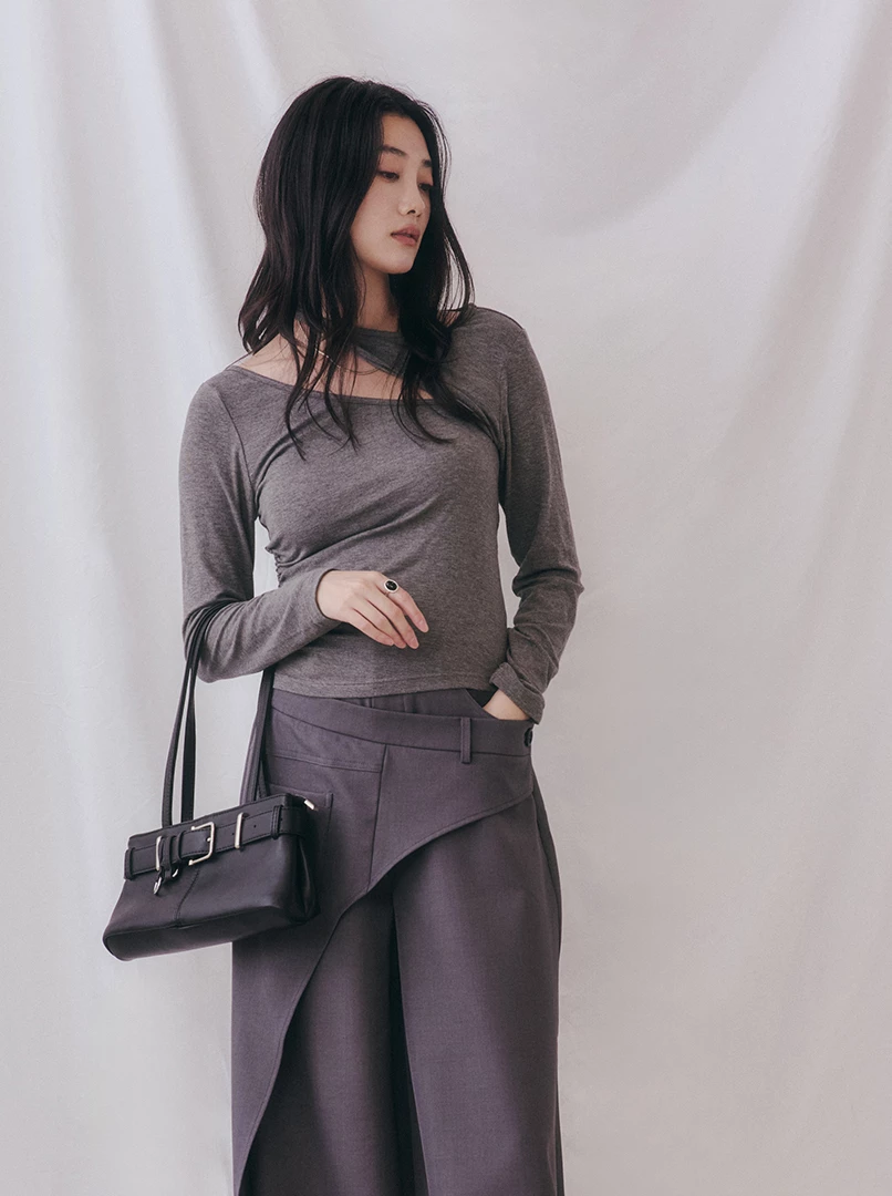 可拆兩穿設計長袖上衣