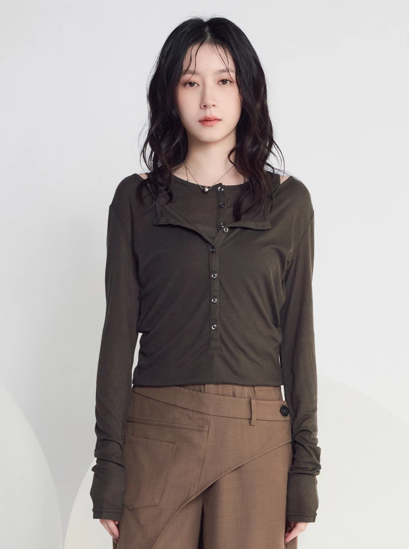 2ways背心長袖上衣