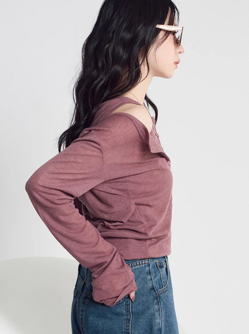 2ways背心長袖上衣