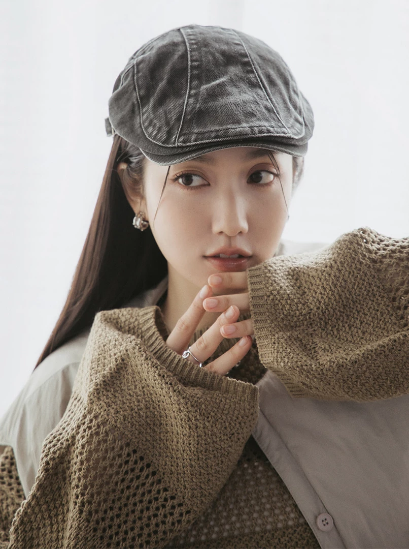 牛仔水洗前進帽