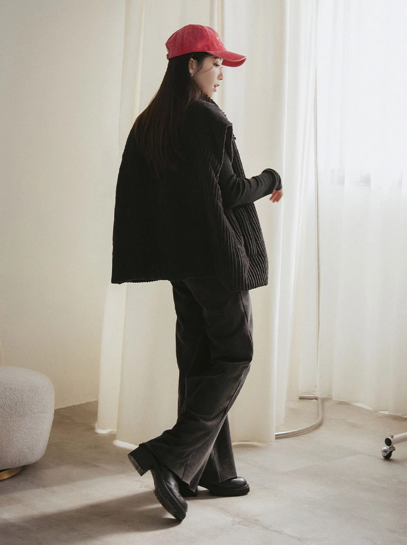 水洗字母棒球帽