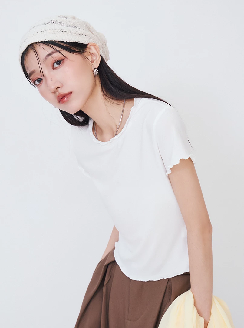 日系條紋百搭帽