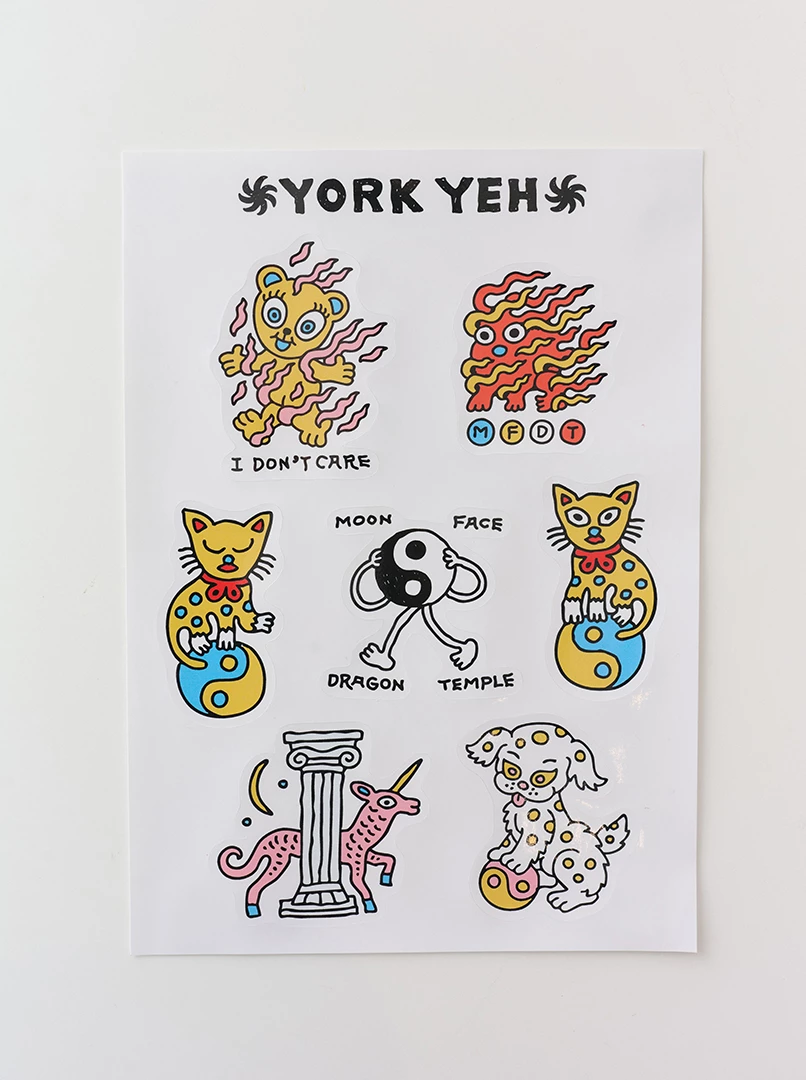 太陽龍宮-YORK貼紙(彩色)