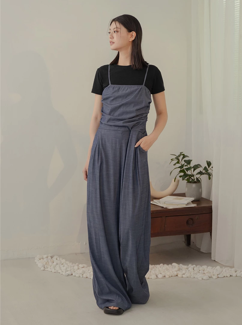 氣質顯瘦連身長褲