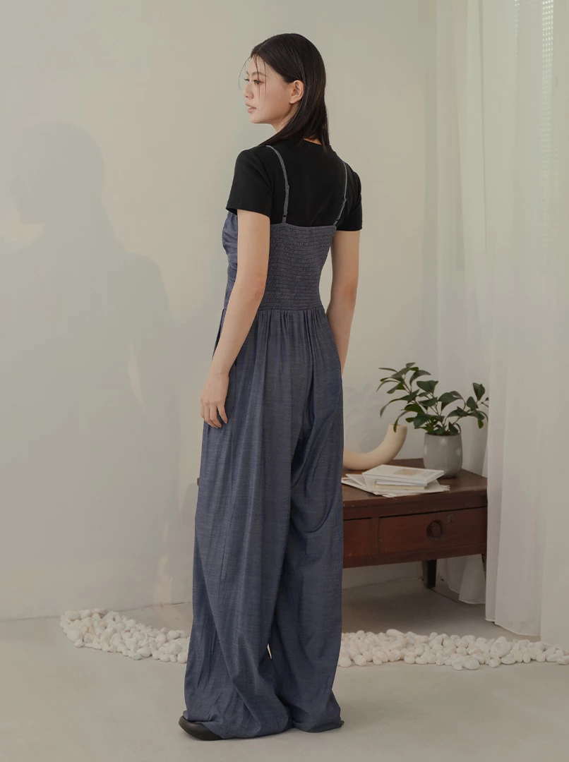 氣質顯瘦連身長褲