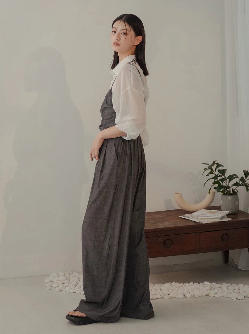 氣質顯瘦連身長褲