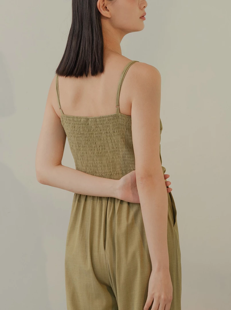 氣質顯瘦連身長褲