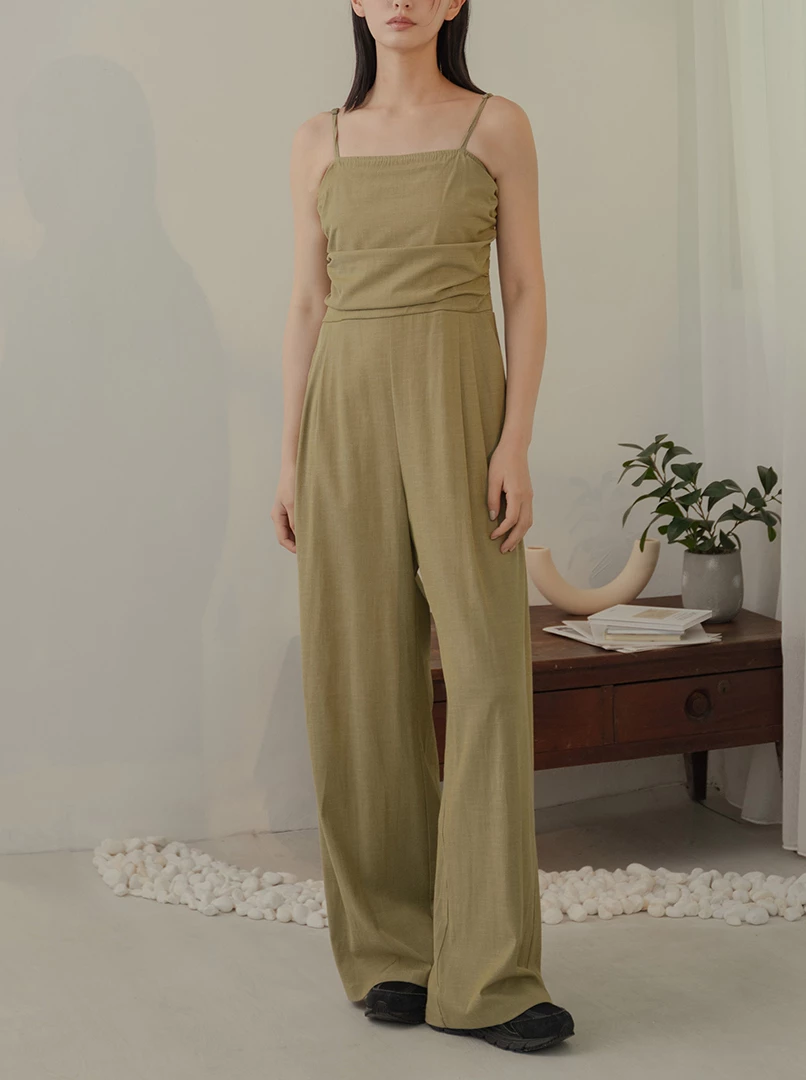 氣質顯瘦連身長褲