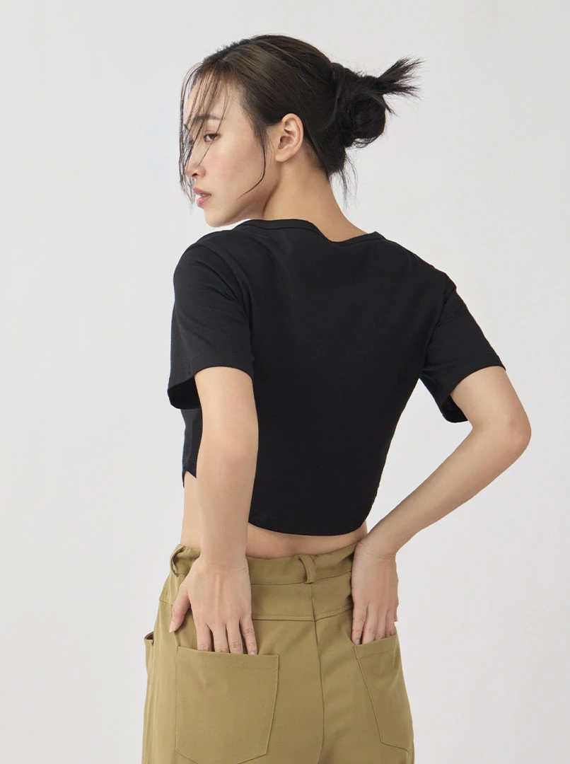 可調式直筒長褲