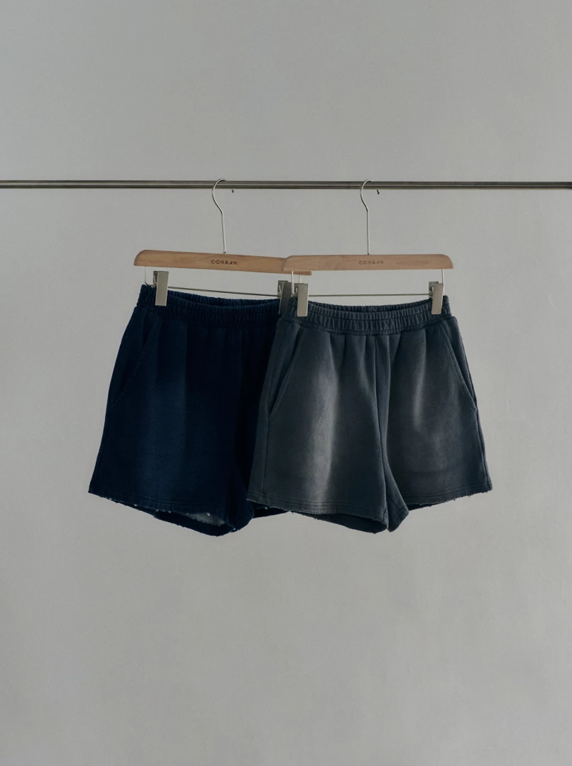 黑土聯名洗舊短褲